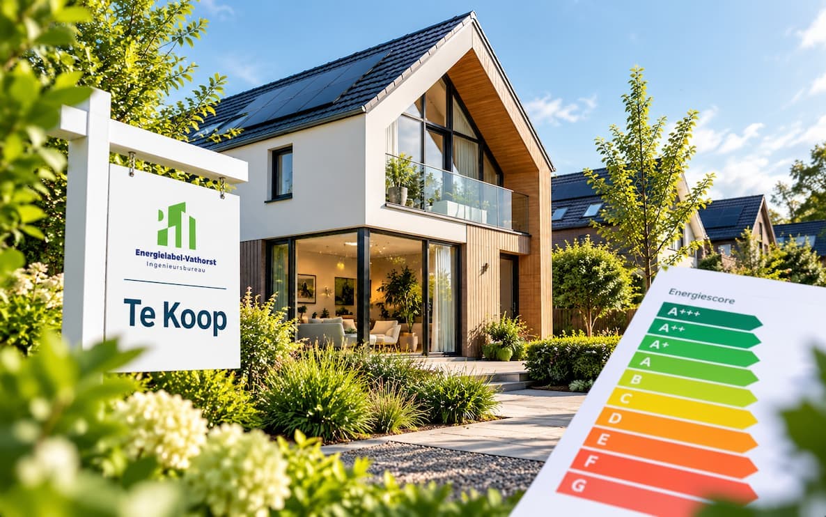 Nederlandse woning met oprit, gefotografeerd voor een woningaanbod