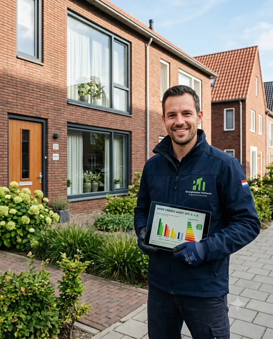 Energieadviseur van Energielabel Vathorst aan het werk